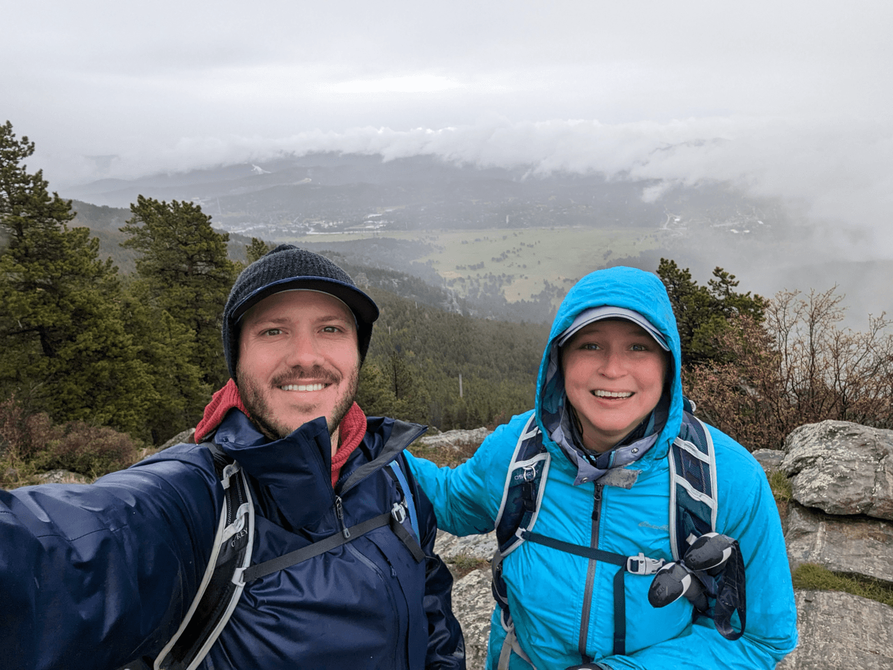 Bergen Peak Hike Ally and Rob